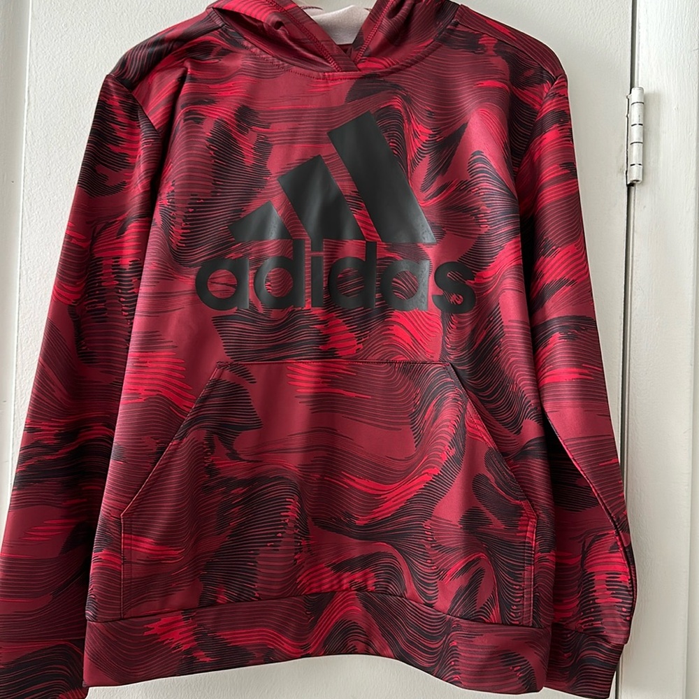 NWOT adidias hoodie size L 14-16